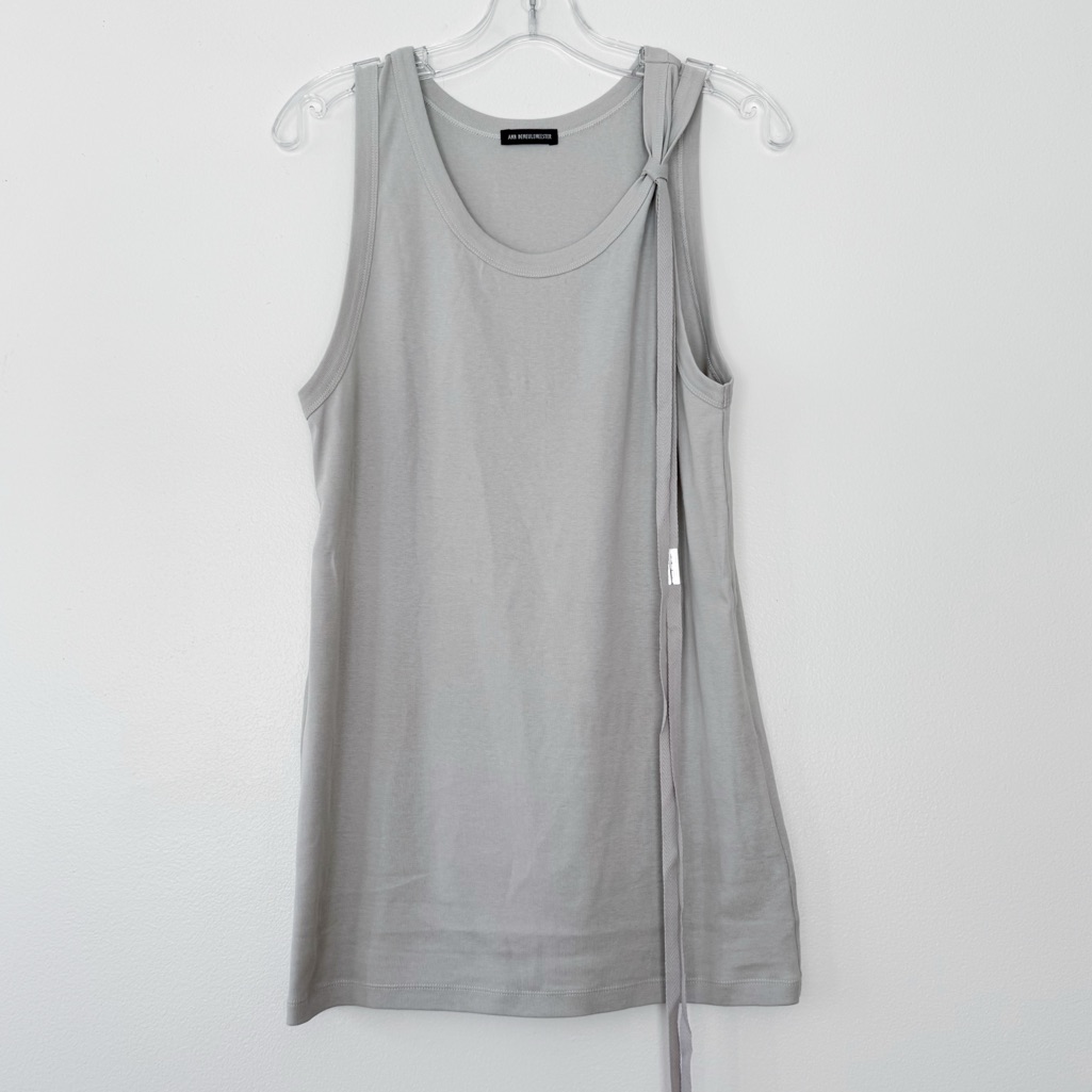 Ann Demuelemeester Seva Cotton Jersey Tank Top